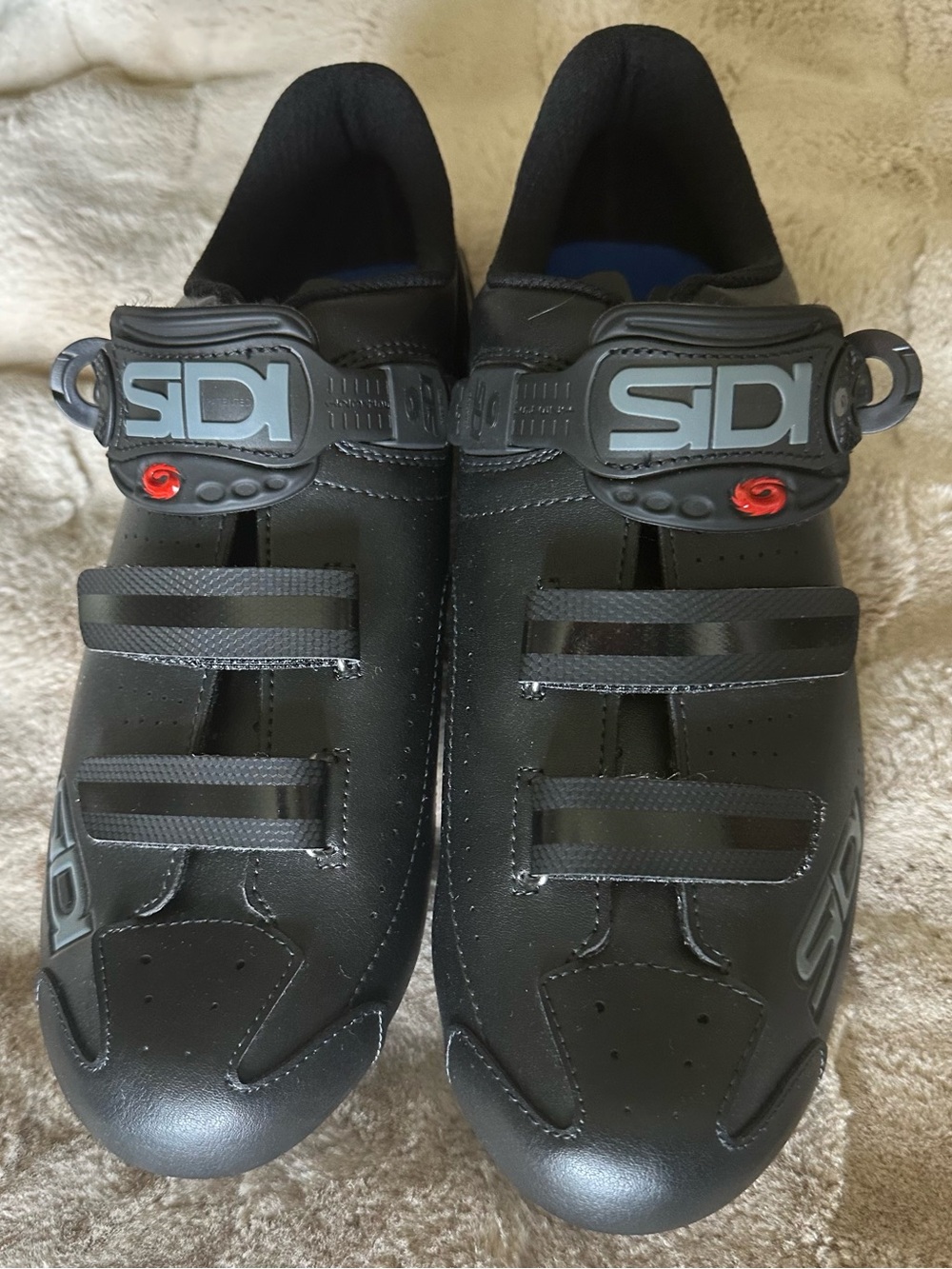 Sidi Men's Black Road Cycling Shoes - Secure Dial & Strap Closure
